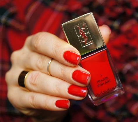 ysl nail polish rouge pop art|YSL la laque couture.